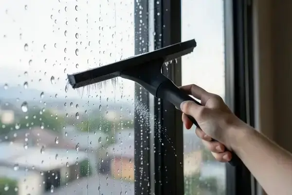 純水による水切り