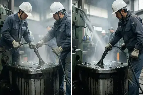 産業機械の脱脂洗浄